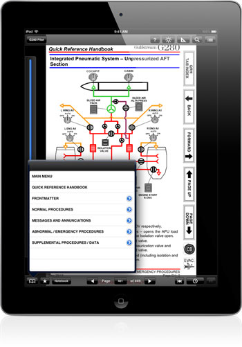 Gulfstream PlaneBook for iPad